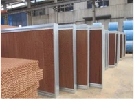 Commerciële kas Groot aanpasbaar luchtkoeler nat gordijn